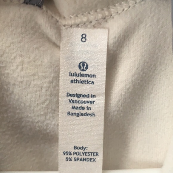 Lululemon Jacket Grey and Cream - Picture 5 of 5